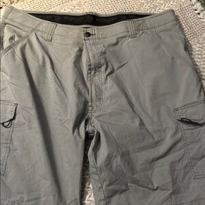 Wrangler Gray Cargo Pants Lightweight Outdoor